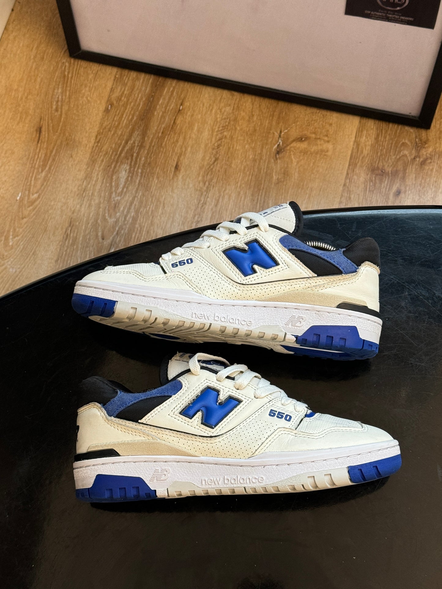 New Balance 550 sea salt Team Royal