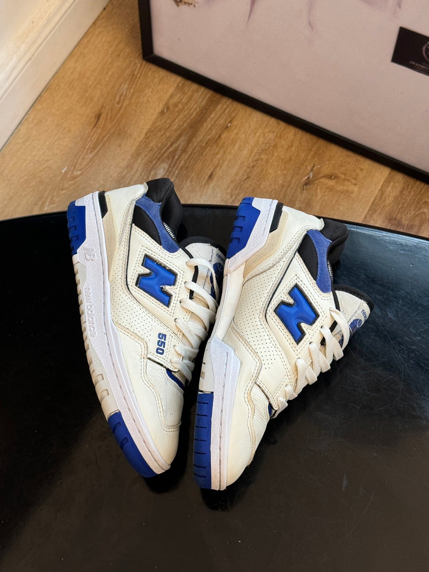 New Balance 550 sea salt Team Royal