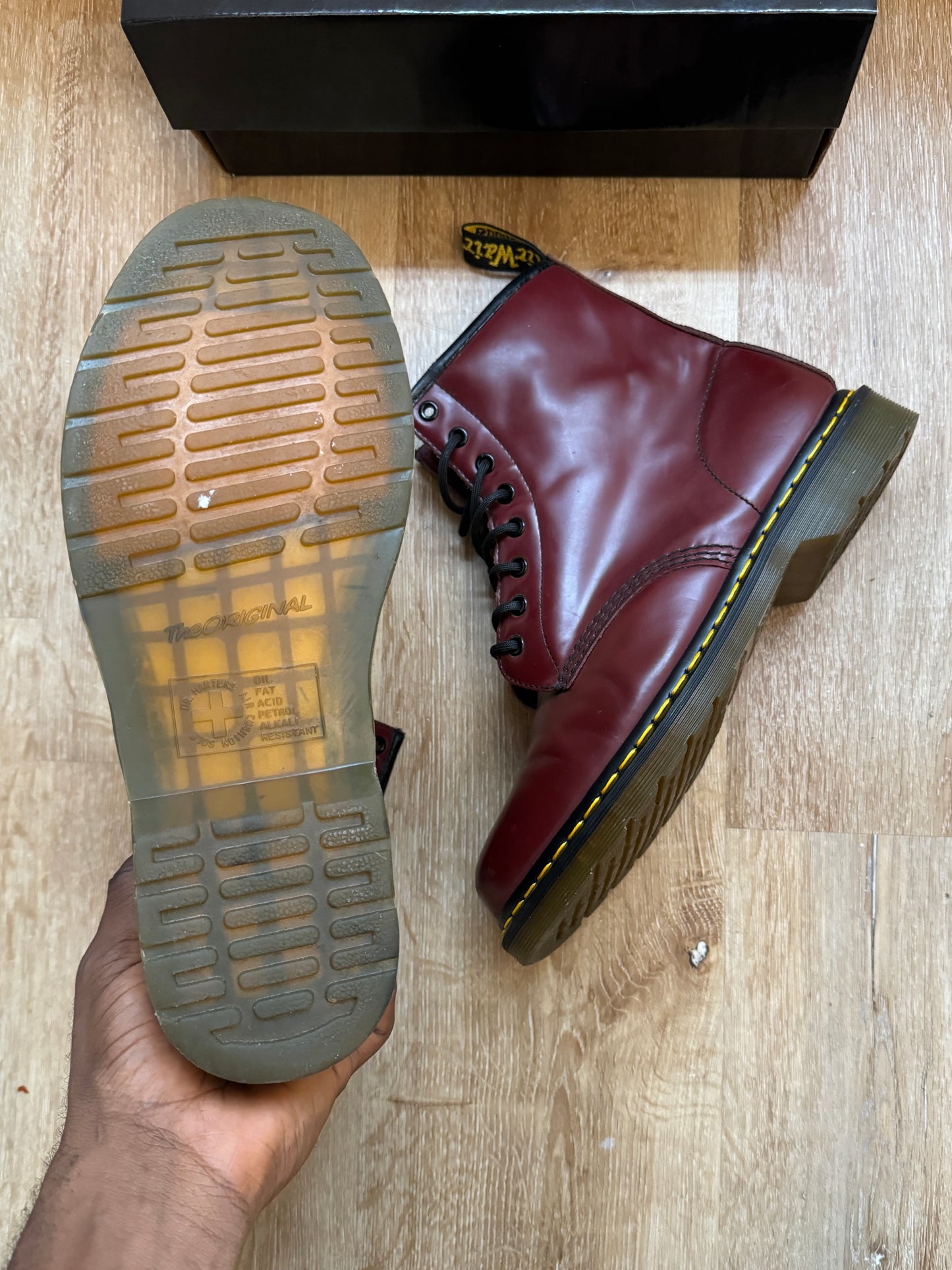 Dr Martens 1460 Cherry Red boots
